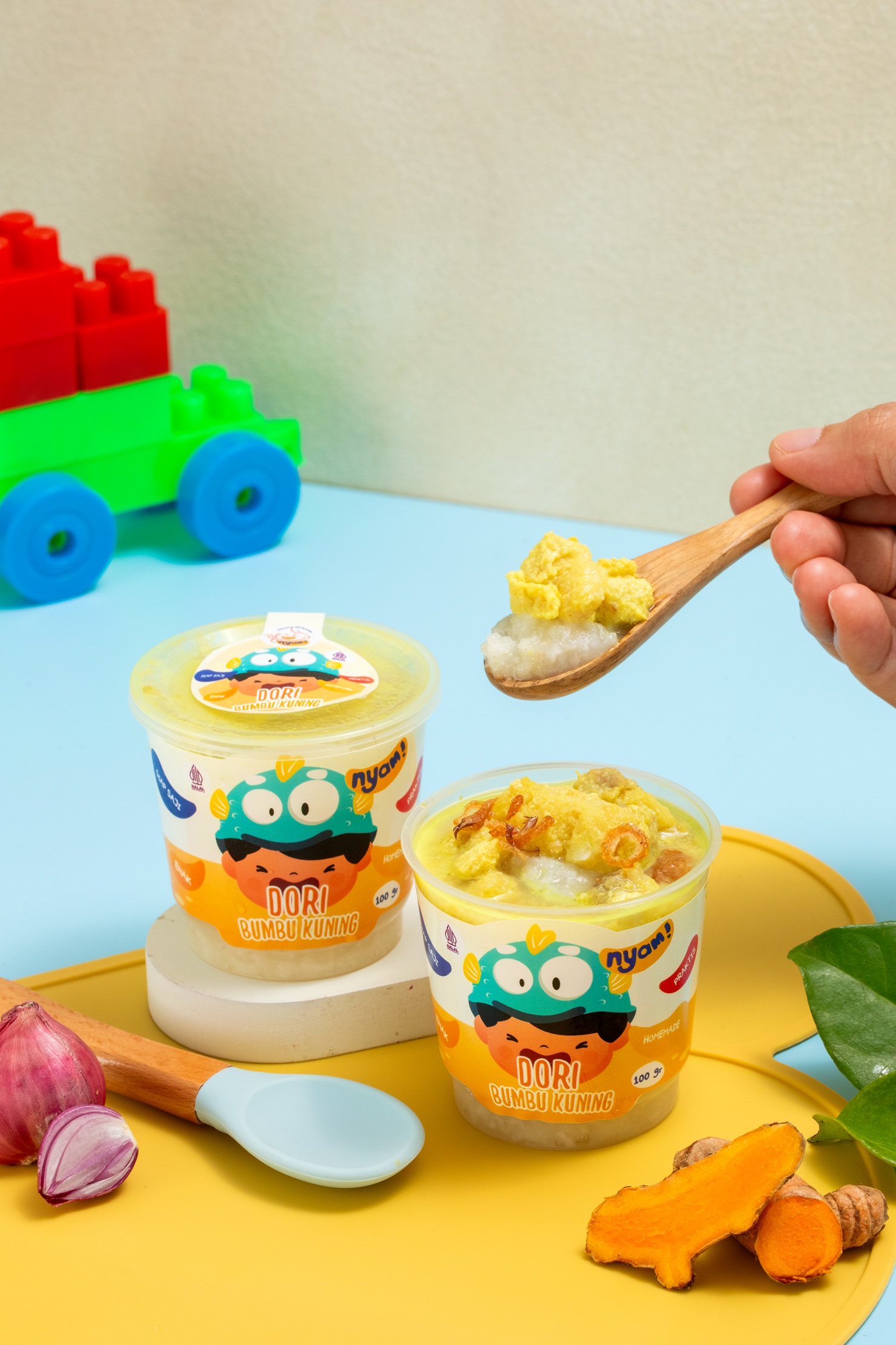 Full Meal Dori Bumbu Kuning